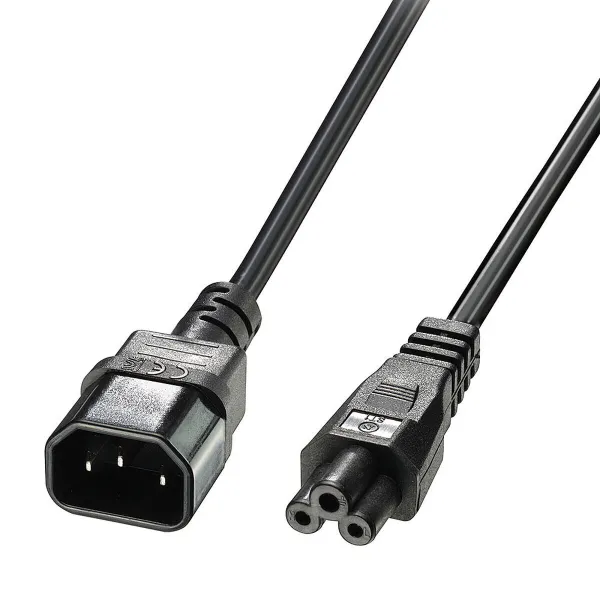 C14 Power Cord C5 LINDY Black 2 m