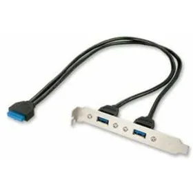 USB Kabelis LINDY Balts Melns