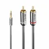 Audio Jack (3.5mm) to 2 RCA Cable LINDY 35333