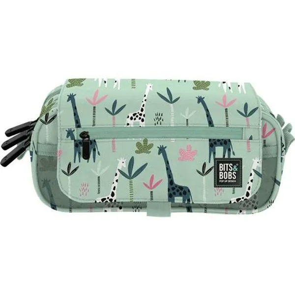 Trigubas penalas Bits&Bobs Jungle Spalvotas 23 x 10 x 10 cm