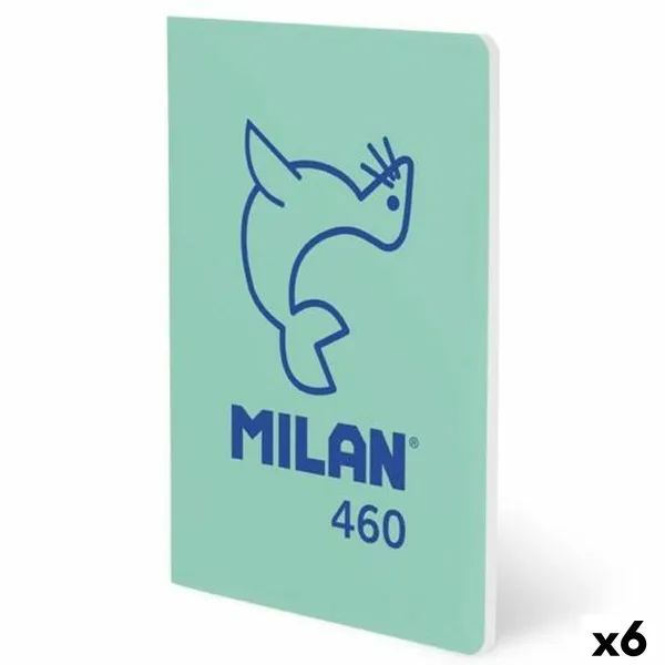 Užrašų knygelė Milan Žalia A5 24 Paklodės (6 vnt.)
