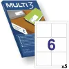 Клейкие этикетки MULTI 3 Белый 100 Листья 99,1 x 93,1 mm (5 штук)