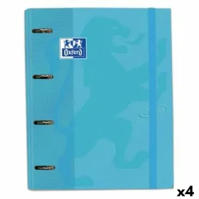 Žiedinis segtuvas Oxford TOUCH Pastelės mėlyna A4+ (4 vnt.)