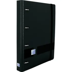 Žiedinis segtuvas Oxford LIVE&GO Juoda A5+ (5 vnt.)