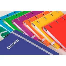 Žiedinis segtuvas Pacsa EXCLUSIVE Spalvotas A4 (12 vnt.)