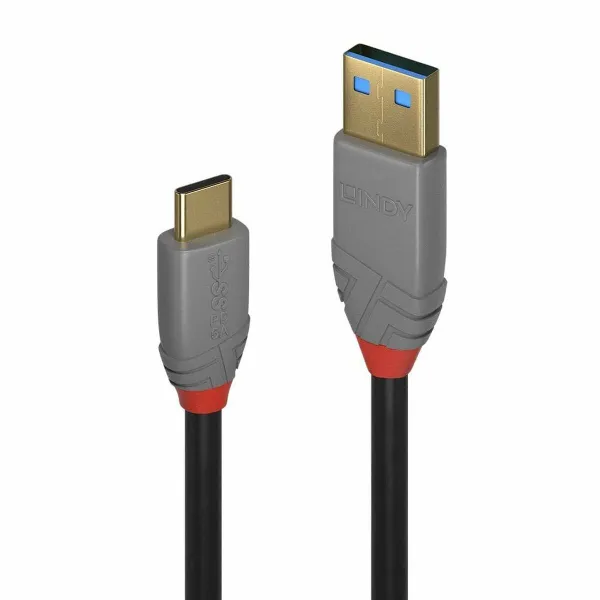Кабель USB A — USB-C LINDY Чёрный 50 cm