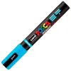 Huopakynä BRUSH POSCA PC-5BR Vaaleansininen (6 osaa)