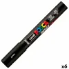 Huopakynä BRUSH POSCA PC-5BR Musta (6 osaa)