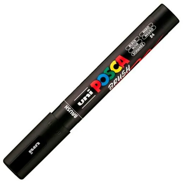 Markeris BRUSH POSCA PC-5BR Juoda (6 vnt.)