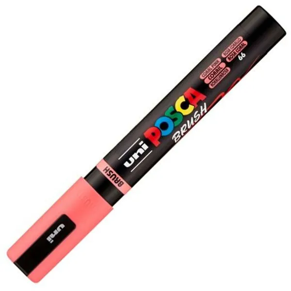 Marķieris BRUSH POSCA PC-5BR Korāļi (6 gb.)