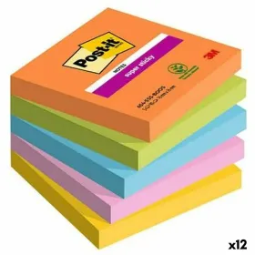 Tarralaput Post-it Monivärinen 76 x 76 mm 5 Kappaletta (12 osaa)