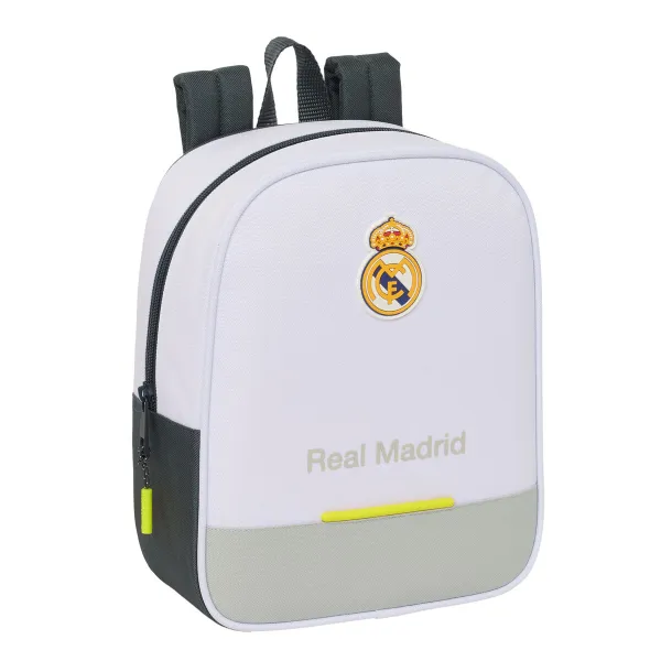 Koululaukku Real Madrid C.F. Valkoinen 22 x 27 x 10 cm