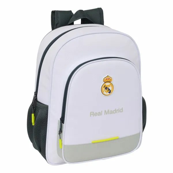 Skolas soma Real Madrid C.F. Balts 32 x 38 x 12 cm