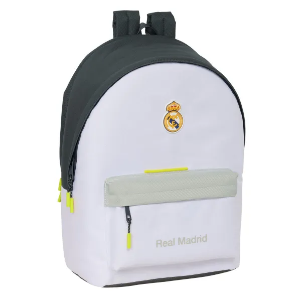 Mokyklinis krepšys Real Madrid C.F. Balta 31 x 44 x 18 cm