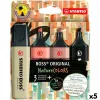 Šviečiančių markerių rinkinys Stabilo BOSS ORIGINAL NATURECOLORS Spalvotas 4 Dalys (5 vnt.)