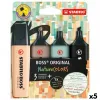 Šviečiančių markerių rinkinys Stabilo BOSS ORIGINAL NATURECOLORS Spalvotas 4 Dalys (5 vnt.)