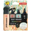 Šviečiančių markerių rinkinys Stabilo BOSS ORIGINAL NATURECOLORS Spalvotas 4 Dalys (5 vnt.)