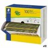 Lyijykynäsetti Staedtler NORIS 120-2 HB Kuusikulmainen HB 100 Kappaletta (12 osaa)