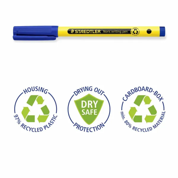 Фетр Staedtler Жёлтый Разноцветный (10 штук)