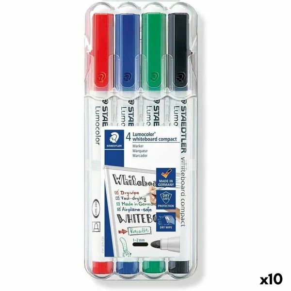 Набор маркеров Staedtler LUMOCOLOR 4 Предметы (10 штук)