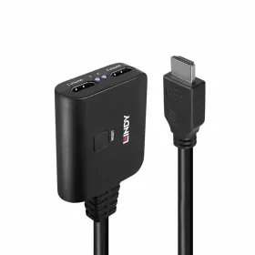 HDMI - 2 x HDMI adapteris LINDY Juoda