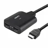 HDMI to 2x HDMI Adapter LINDY Black