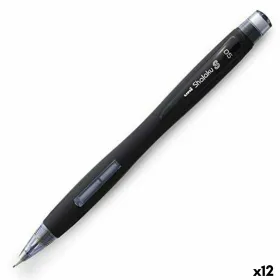 Lyijykynän pidin Uni-Ball SHALAKU S Musta 0,5 mm (12 osaa)