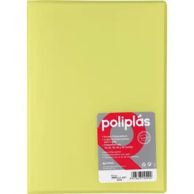 Papkė su skyriais Grafoplas POLIPLÁS Geltona Lapas (12 vnt.)