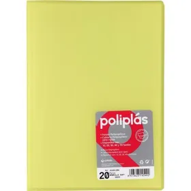 Papkė su skyriais Grafoplas POLIPLÁS Geltona Lapas (8 vnt.)