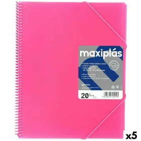 Papkė su skyriais Grafoplas MAXIPLÁS Fuksija A4 (5 vnt.)