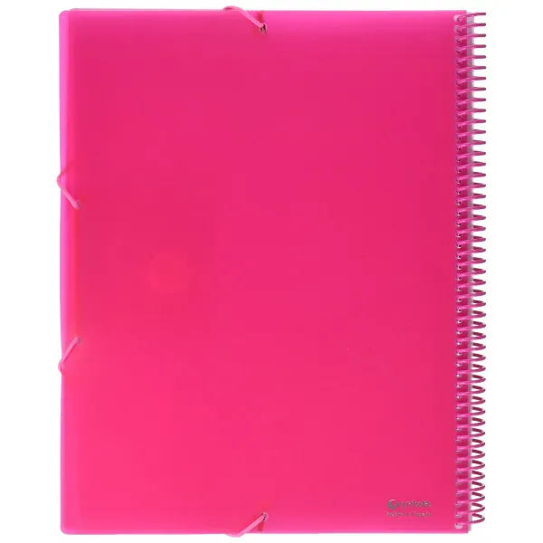 Organiser Folder Grafoplas MAXIPLÁS Fuchsia A4 (5 Units)