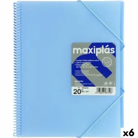 Papkė su skyriais Grafoplas Mėlyna A4 (6 vnt.)