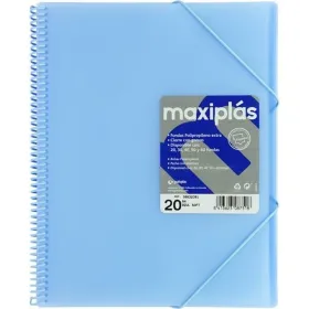 Papkė su skyriais Grafoplas Mėlyna A4 (6 vnt.)