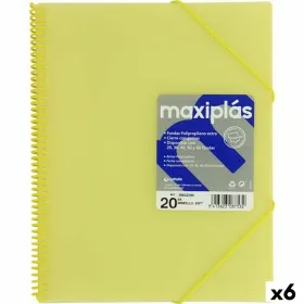 Papkė su skyriais Grafoplas Geltona A4 (6 vnt.)