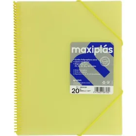 Papkė su skyriais Grafoplas Geltona A4 (6 vnt.)
