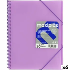 Papkė su skyriais Grafoplas Levandos A4 (6 vnt.)