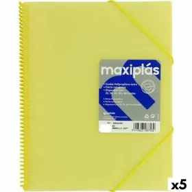 Papkė su skyriais Grafoplas Geltona A4 (5 vnt.)