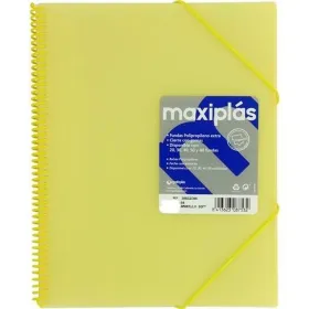 Papkė su skyriais Grafoplas Geltona A4 (5 vnt.)