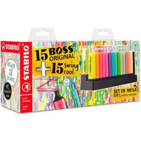 Fluorescent Marker Set Stabilo BOSS ORIGINAL Multicolour 30 Pieces