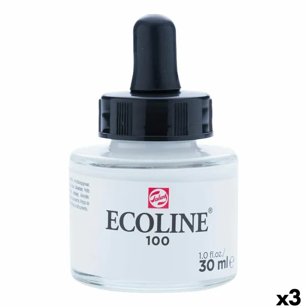 Vesivärit Talens Ecoline Valkoinen 30 ml (3 osaa)