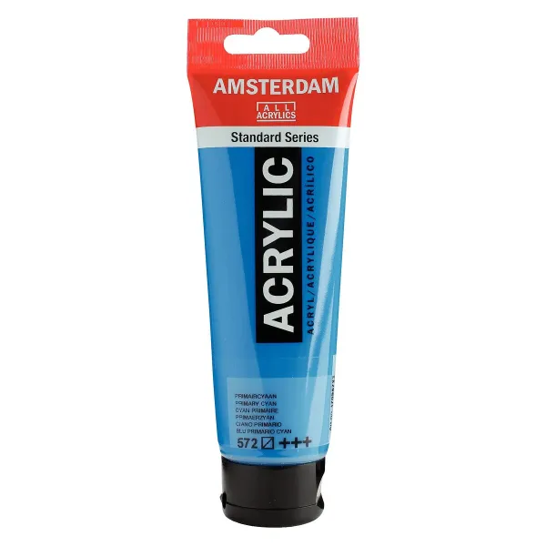 Акриловая краска Talens Amsterdam Циановый 120 ml (3 штук)