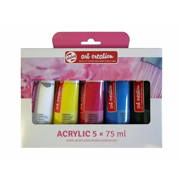 Acrylic Paint Set Talens Art Creation Multicolour 75 ml 5 Pieces