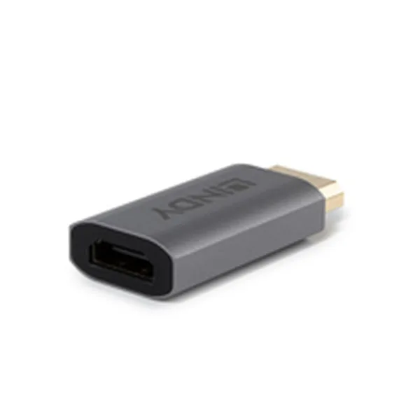 Адаптер для DisplayPort на HDMI LINDY 8K60 ACTIVE Серый