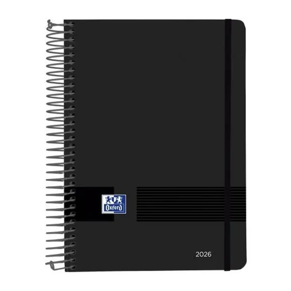 Расписание Oxford LIVE&GO Чёрный A5 21 x 14,8 cm 2026 (5 штук)