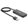 USB Centrmezgls LINDY Melns
