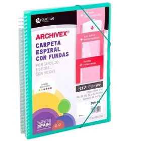 Papkė su skyriais Carchivo ARCHIVEX STAR Žalia A4