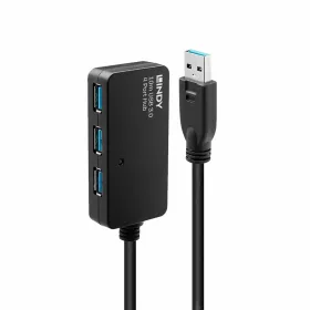 USB šakotuvas LINDY Juoda