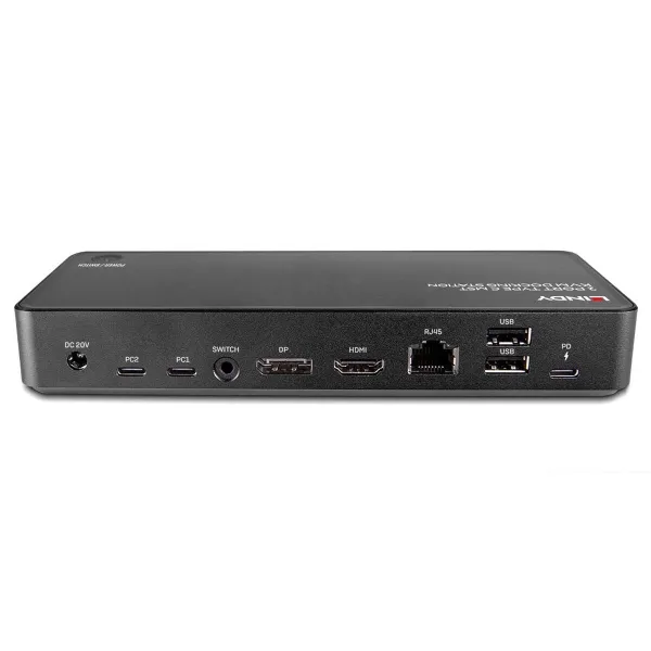 USB Hub LINDY 43202 Black 100 W