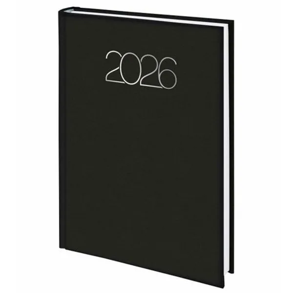 Appointment book Deusto PREMIUM Black A5 14,5 x 20,5 cm 2026