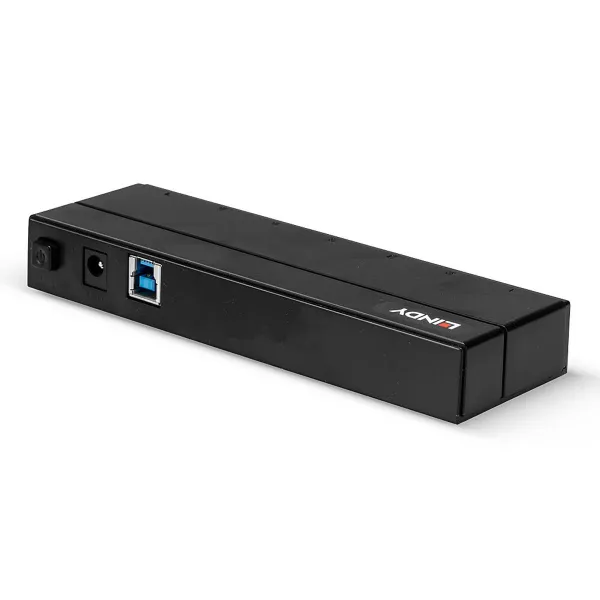USB Hub LINDY Black Dark blue